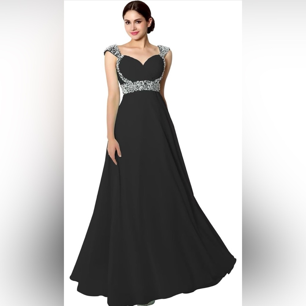 Elegant Black Evening Gown